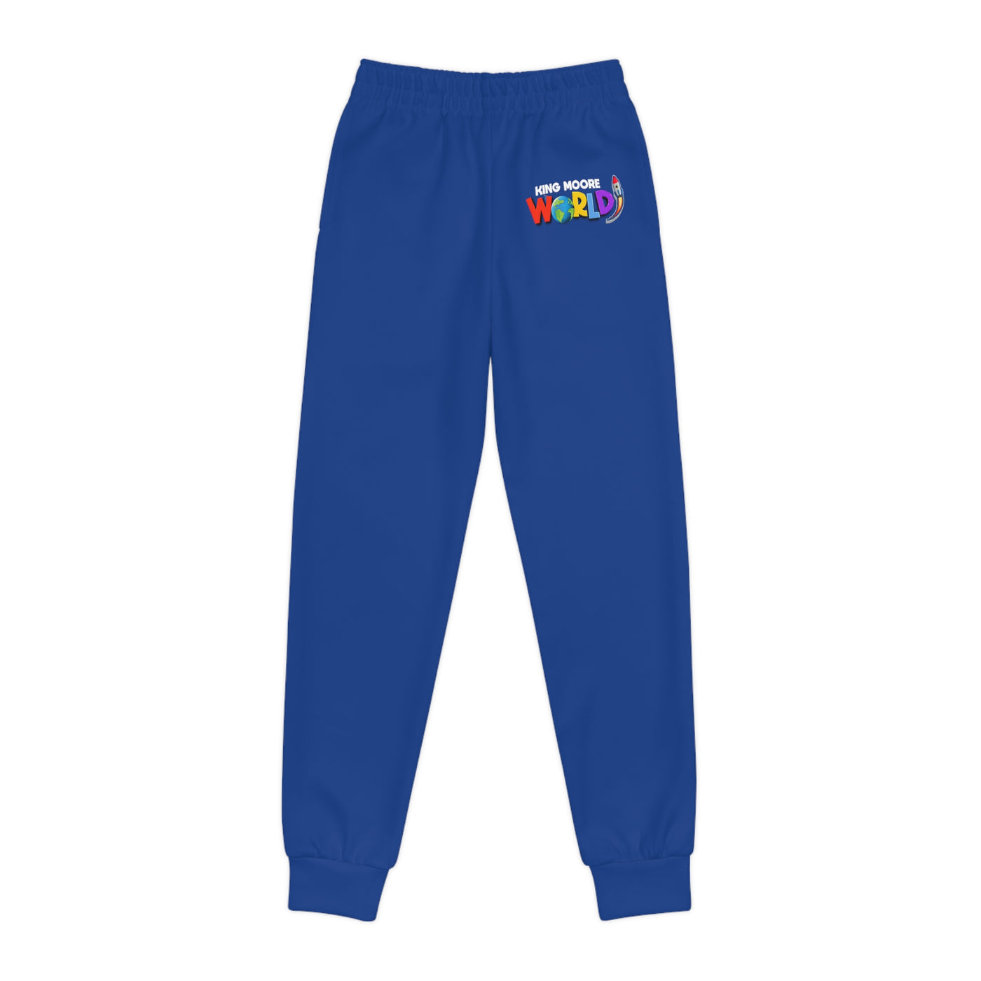 King Moore World Kids Joggers (Royal Blue)