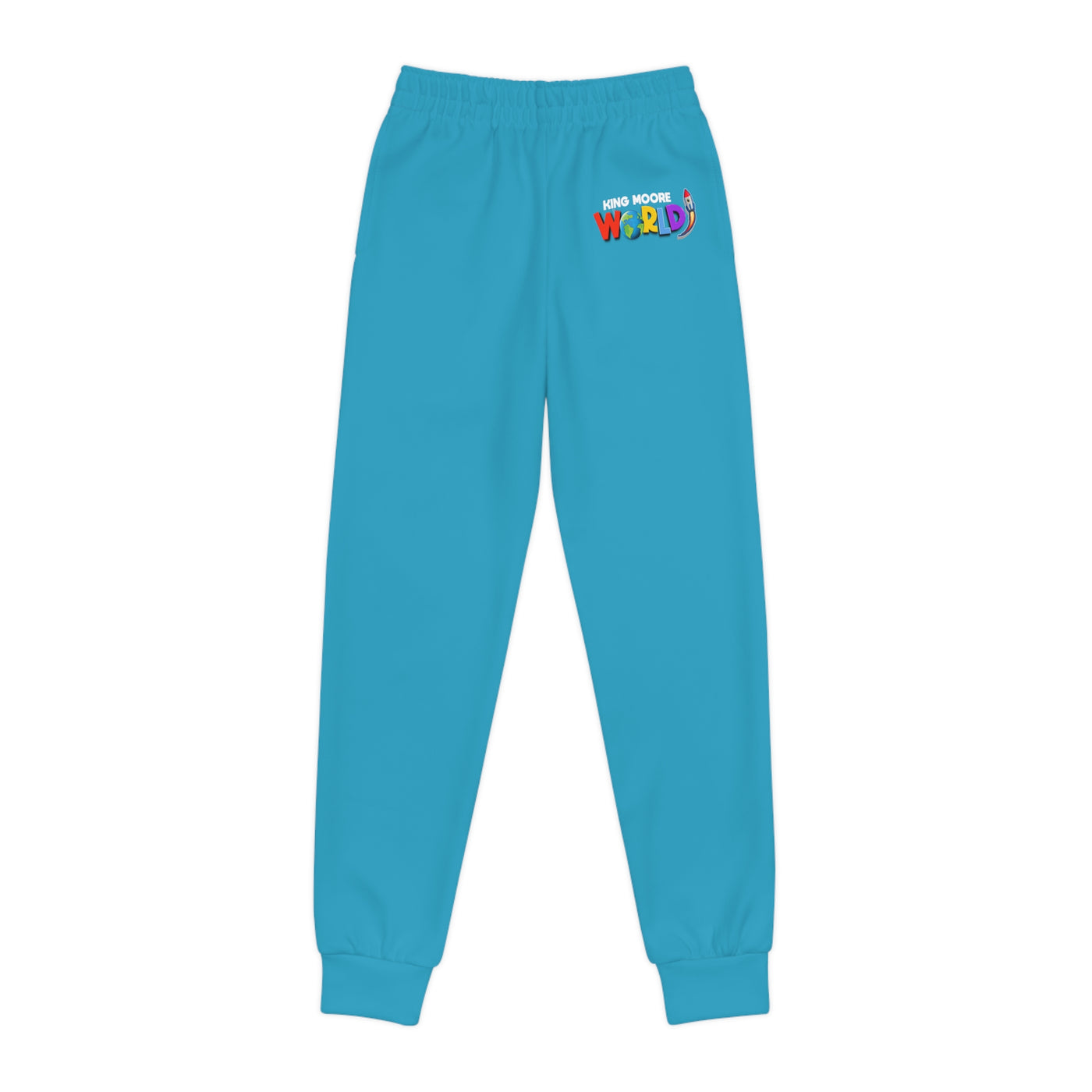 King Moore World Kids Joggers (Turquoise)