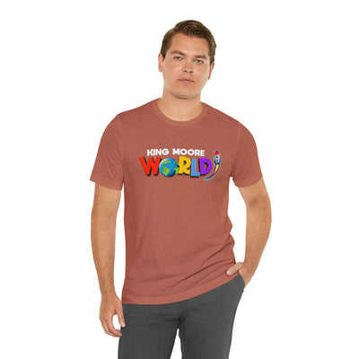 King Moore World Adult Unisex Tee (13Colors) - White Name