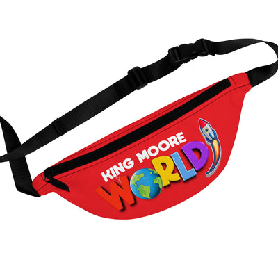 Small King Moore World Fanny Pack (Red)