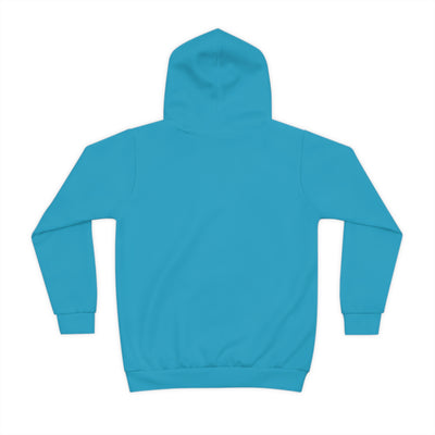 Colorful Crown Kids Hoodie (Turquoise) Sublimation