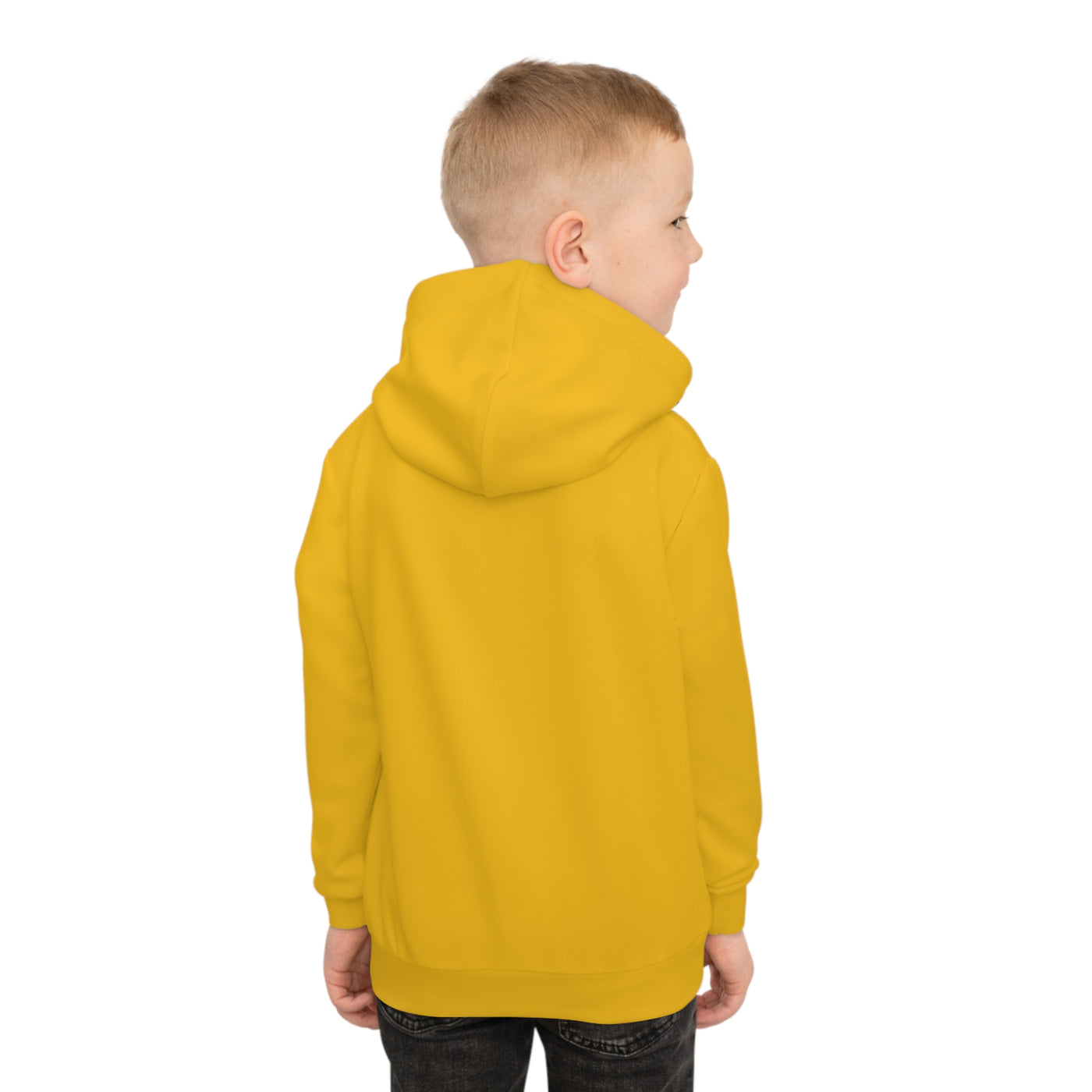 King Moore World Kids Hoodie (Yellow) Sublimation