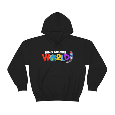 King Moore World Adult Unisex Hoodie (12Colors) - White Name
