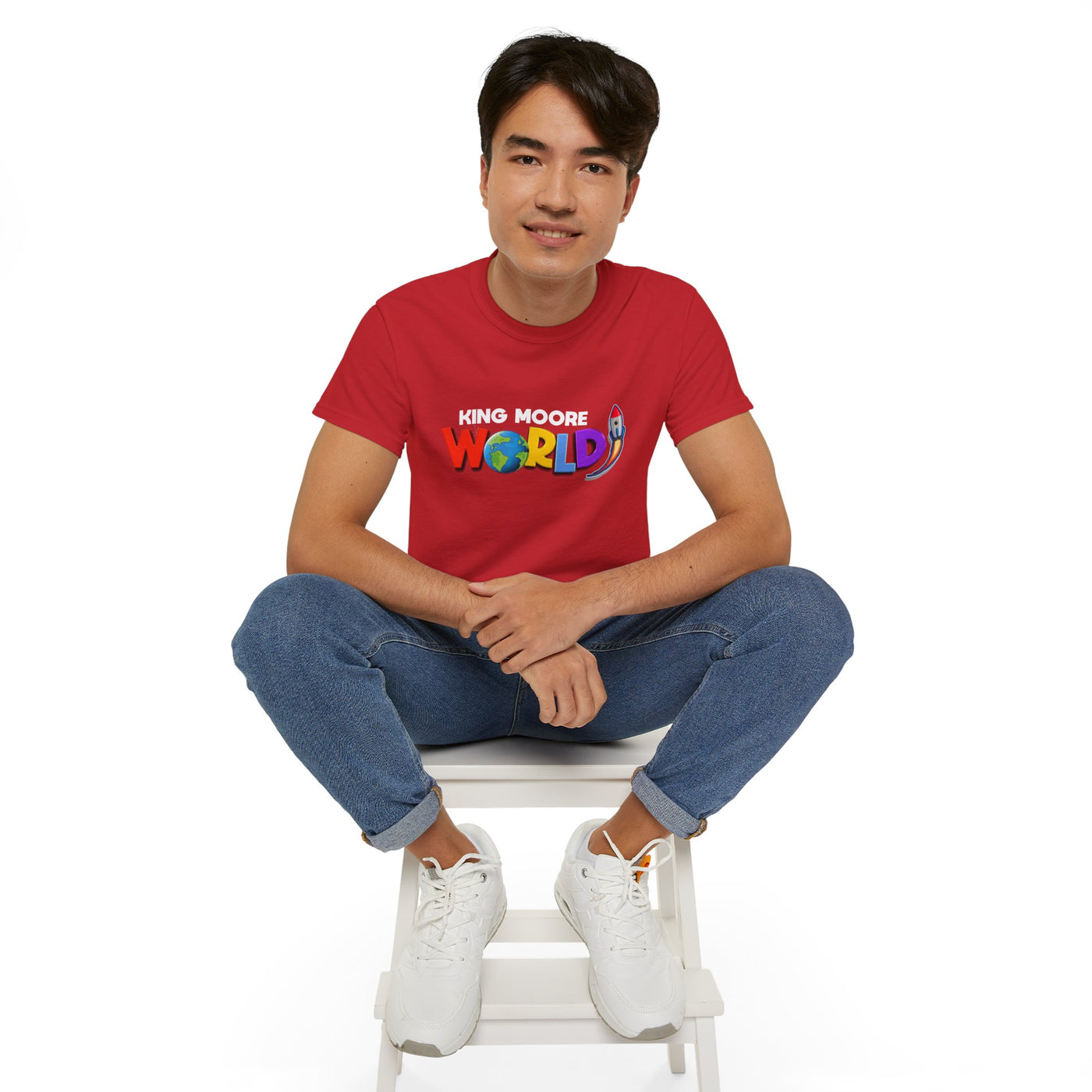 "KING MOORE WORLD" Graphic Adult T-Shirt (10 Colors)