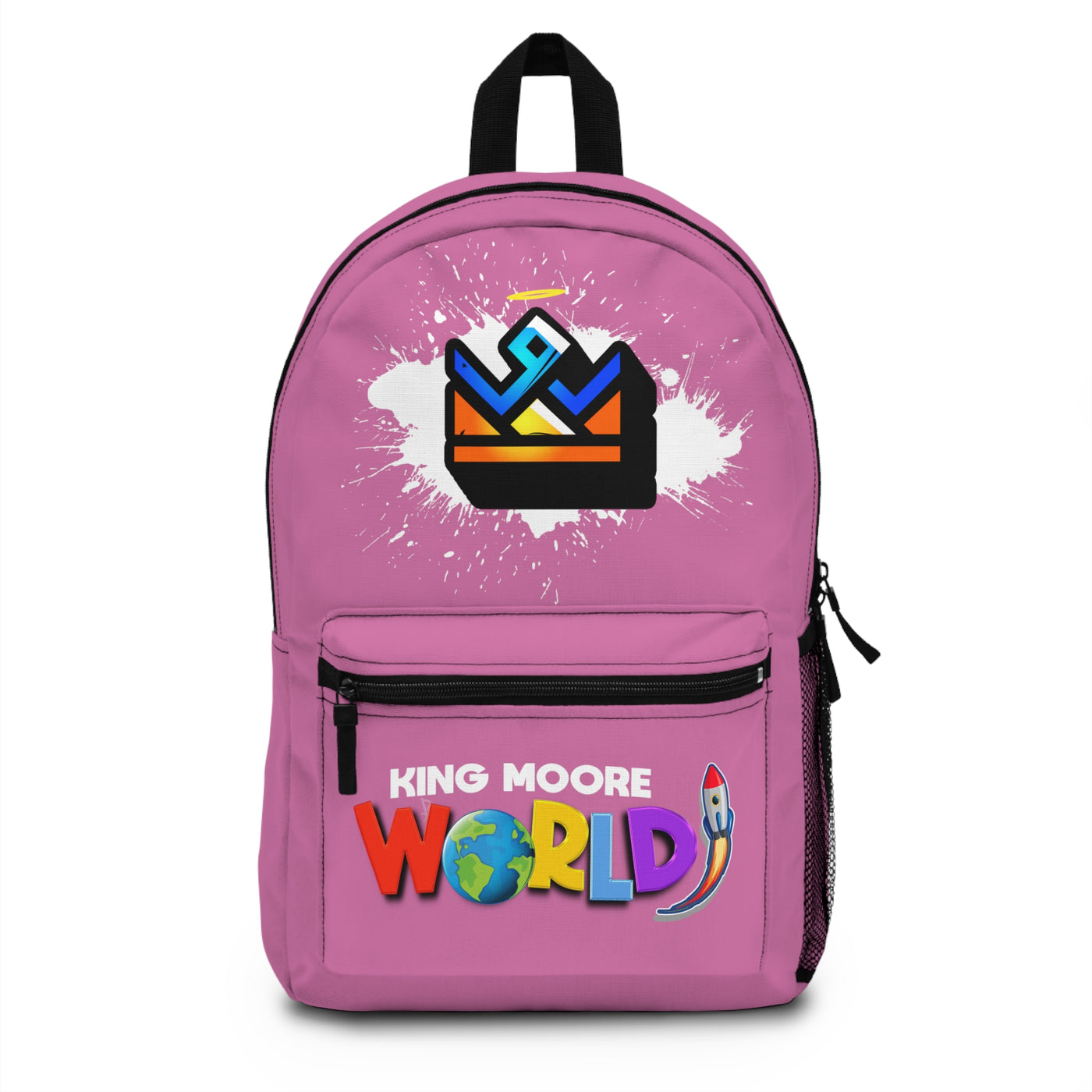 King Moore World Backpack (Light Pink)