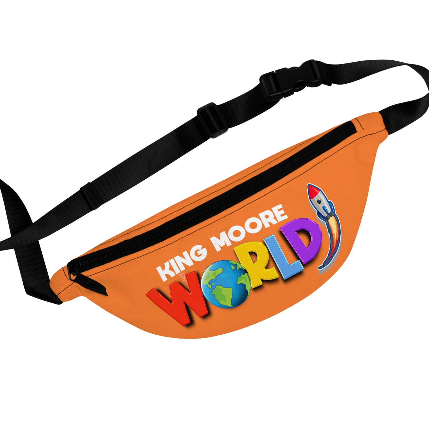 Small King Moore World Fanny Pack (Orange)