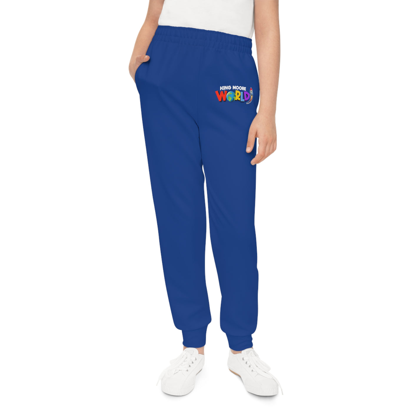 King Moore World Kids Joggers (Royal Blue)