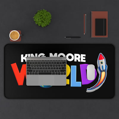 King Moore World Desk Mat (Black)