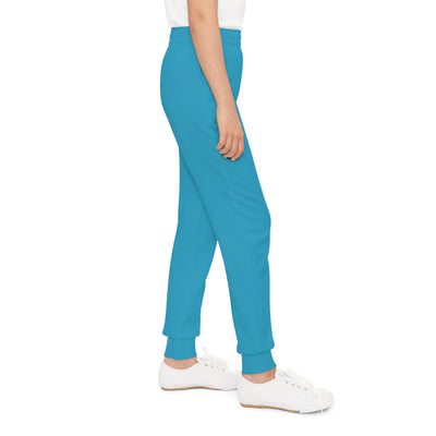 Colorful Crown Kids Joggers (Turquoise)