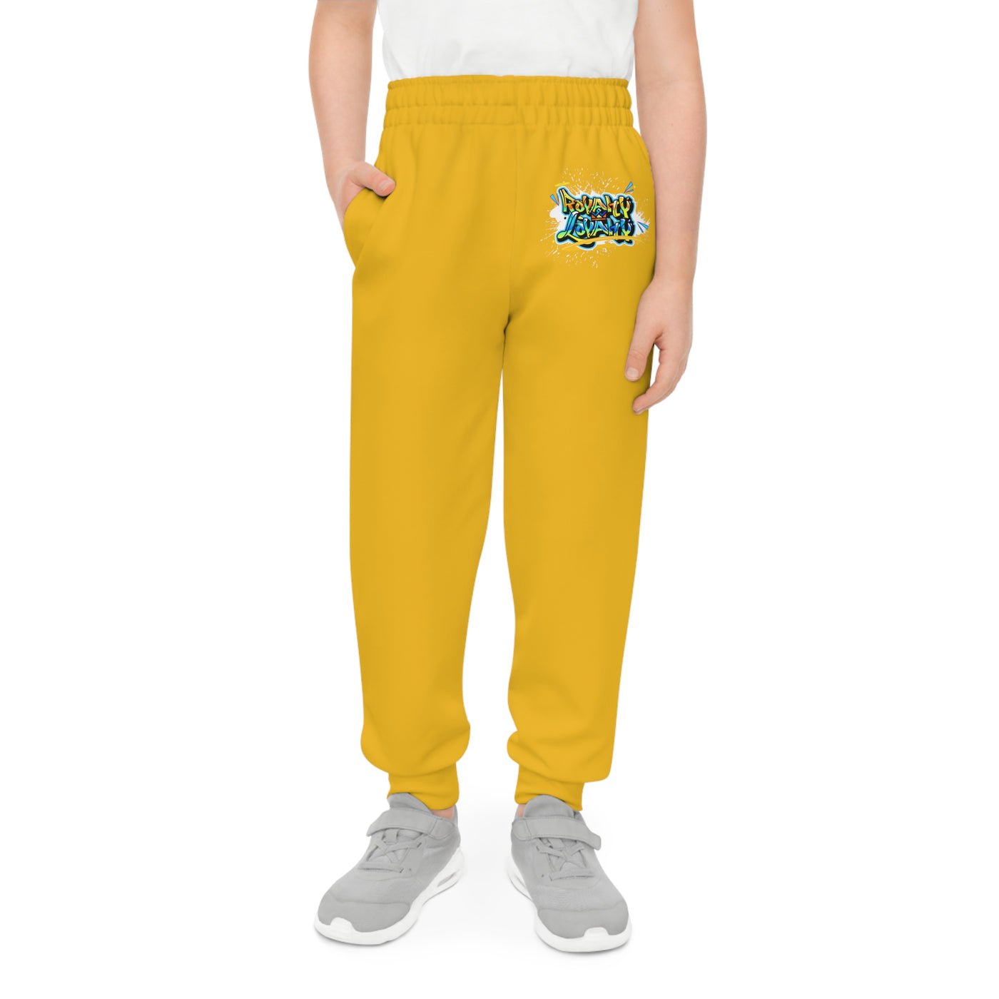 Royalty & Loyalty Kids Joggers (Yellow) Sublimation