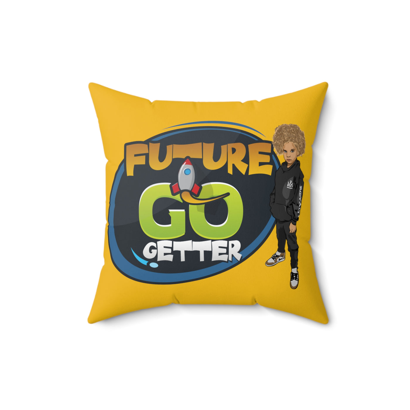 Future Go Getter Square Pillow