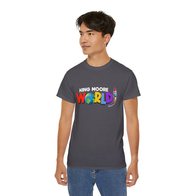 "KING MOORE WORLD" Graphic Adult T-Shirt (10 Colors)
