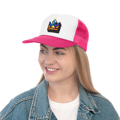 Colorful Crown Trucker Snapback (4Colors)