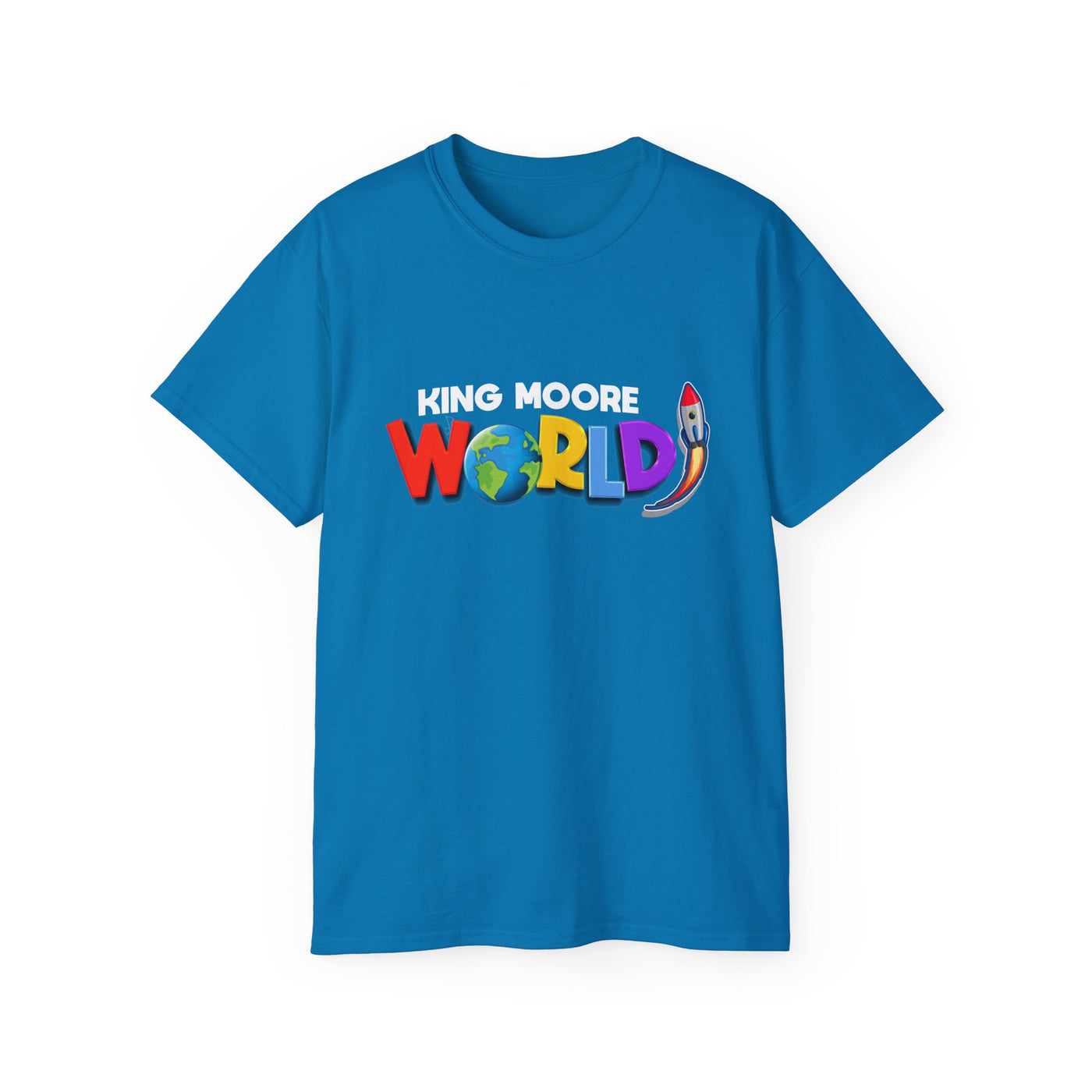 "KING MOORE WORLD" Graphic Adult T-Shirt (10 Colors)