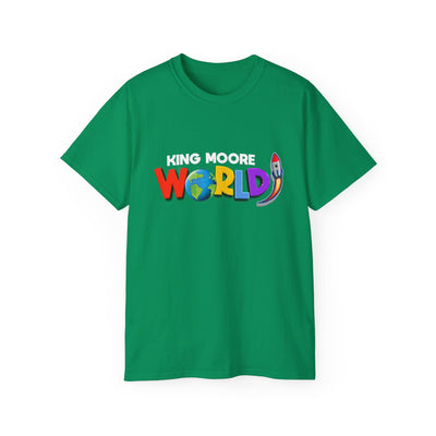 "KING MOORE WORLD" Graphic Adult T-Shirt (10 Colors)
