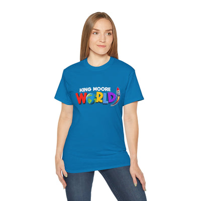 "KING MOORE WORLD" Graphic Adult T-Shirt (10 Colors)