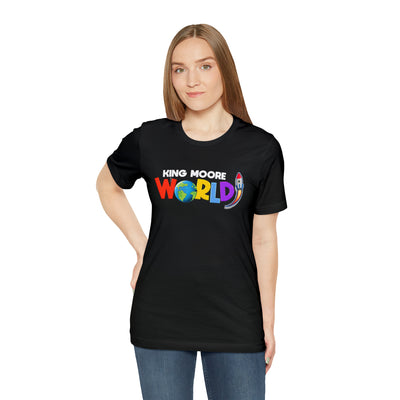 King Moore World Adult Unisex Tee (13Colors) - White Name