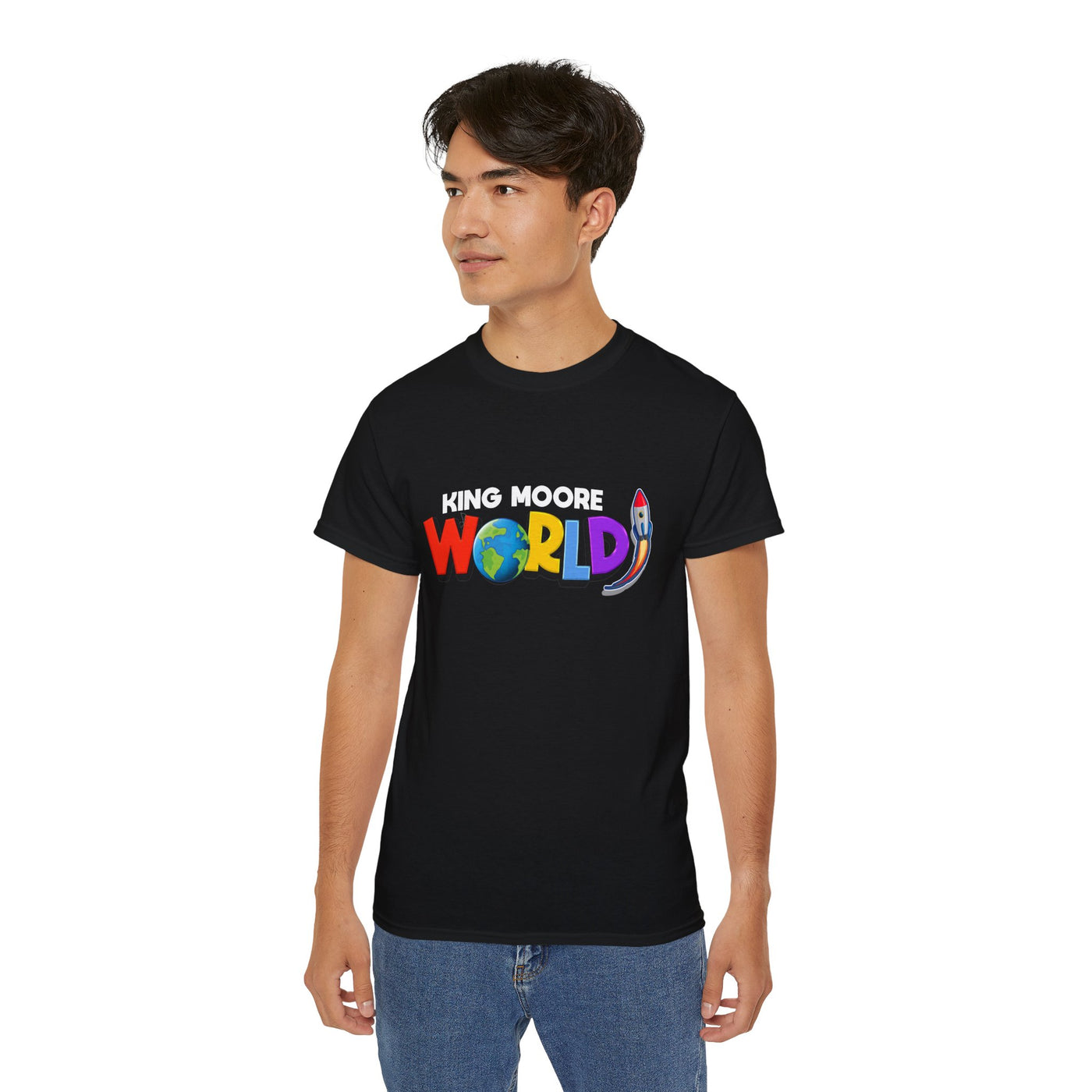 "KING MOORE WORLD" Graphic Adult T-Shirt (10 Colors)