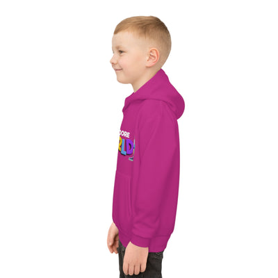 King Moore World Kids Hoodie (Pink) Sublimation