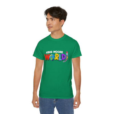 "KING MOORE WORLD" Graphic Adult T-Shirt (10 Colors)