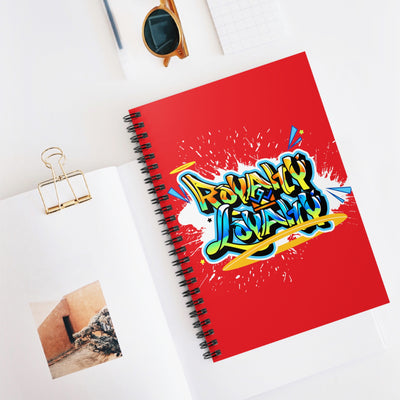 Royalty & Loyalty Spiral Notebook (Red)