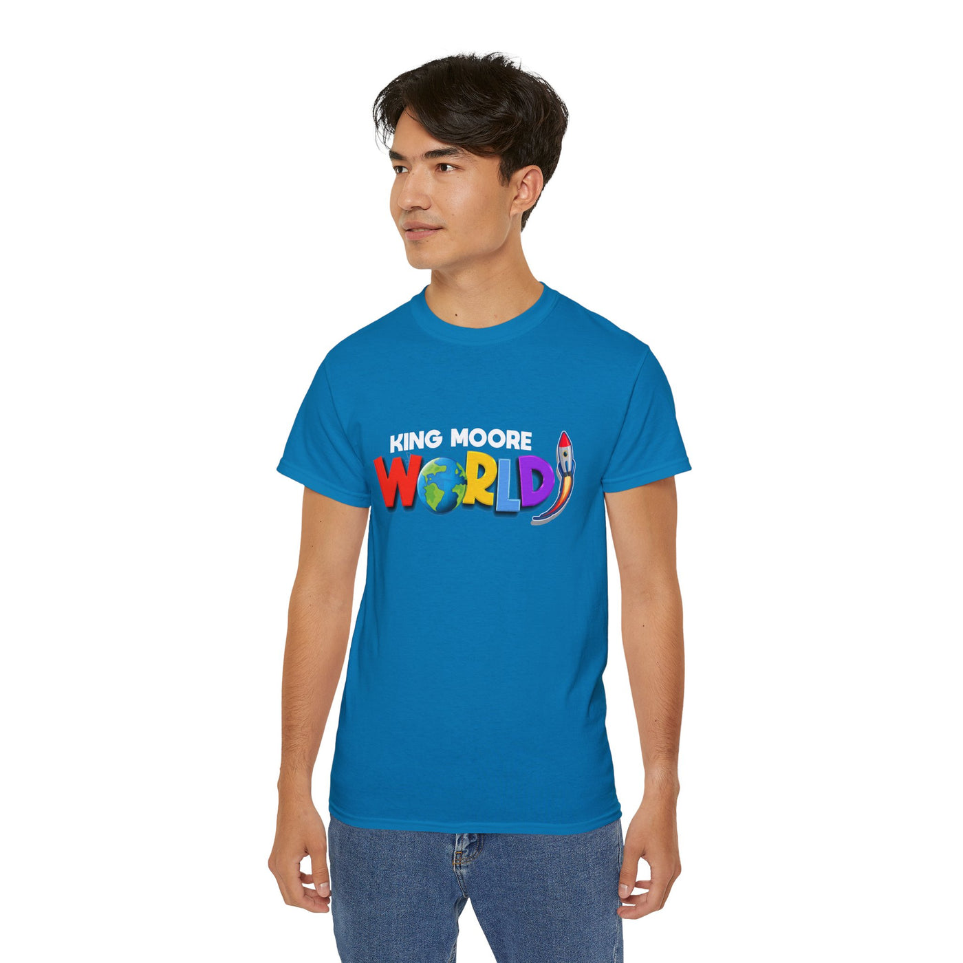 "KING MOORE WORLD" Graphic Adult T-Shirt (10 Colors)