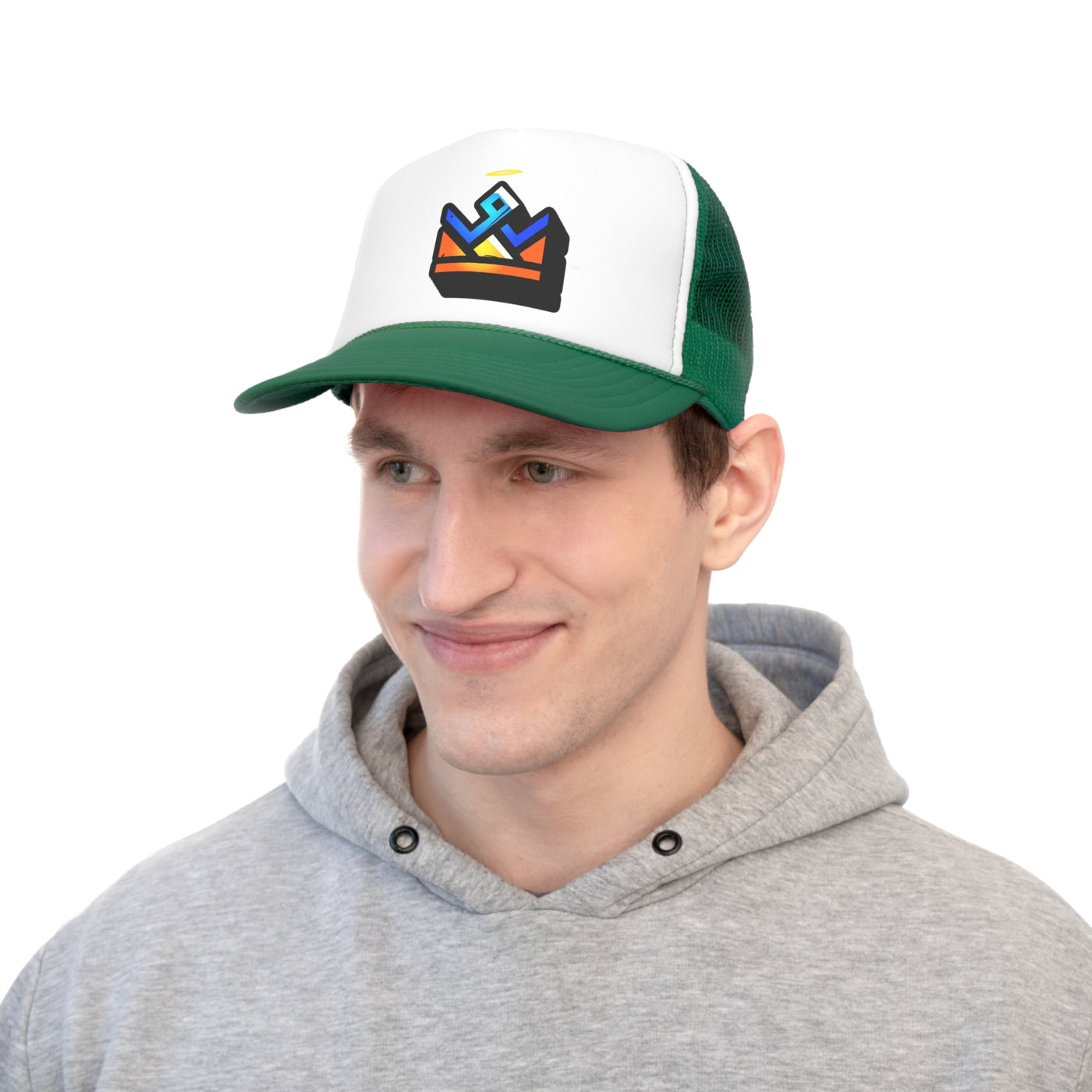 Colorful Crown Trucker Snapback (4Colors)