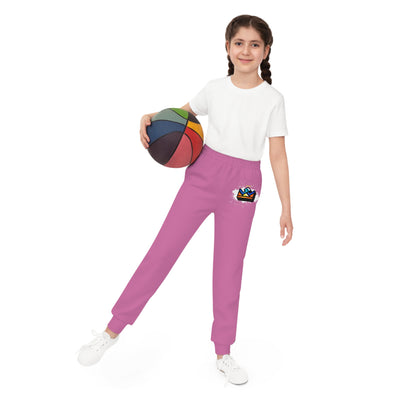 Colorful Crown Kids Joggers (Pink)