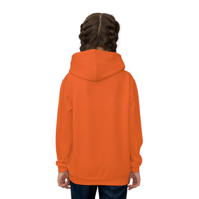 Royalty & Loyalty Kids Hoodie (Orange) Sublimation