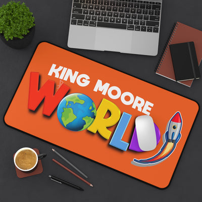 King Moore World Desk Mat (Orange)