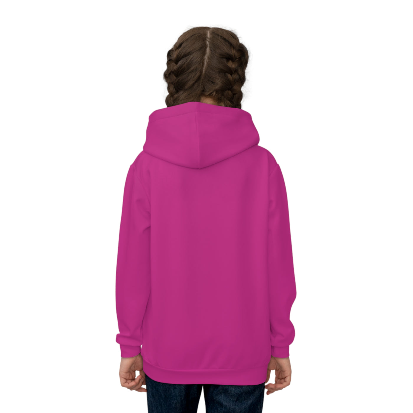 King Moore World Kids Hoodie (Pink) Sublimation