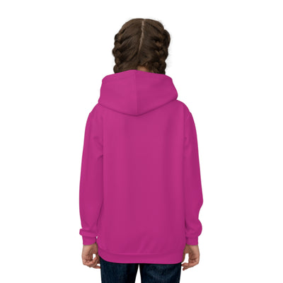 King Moore World Kids Hoodie (Pink) Sublimation