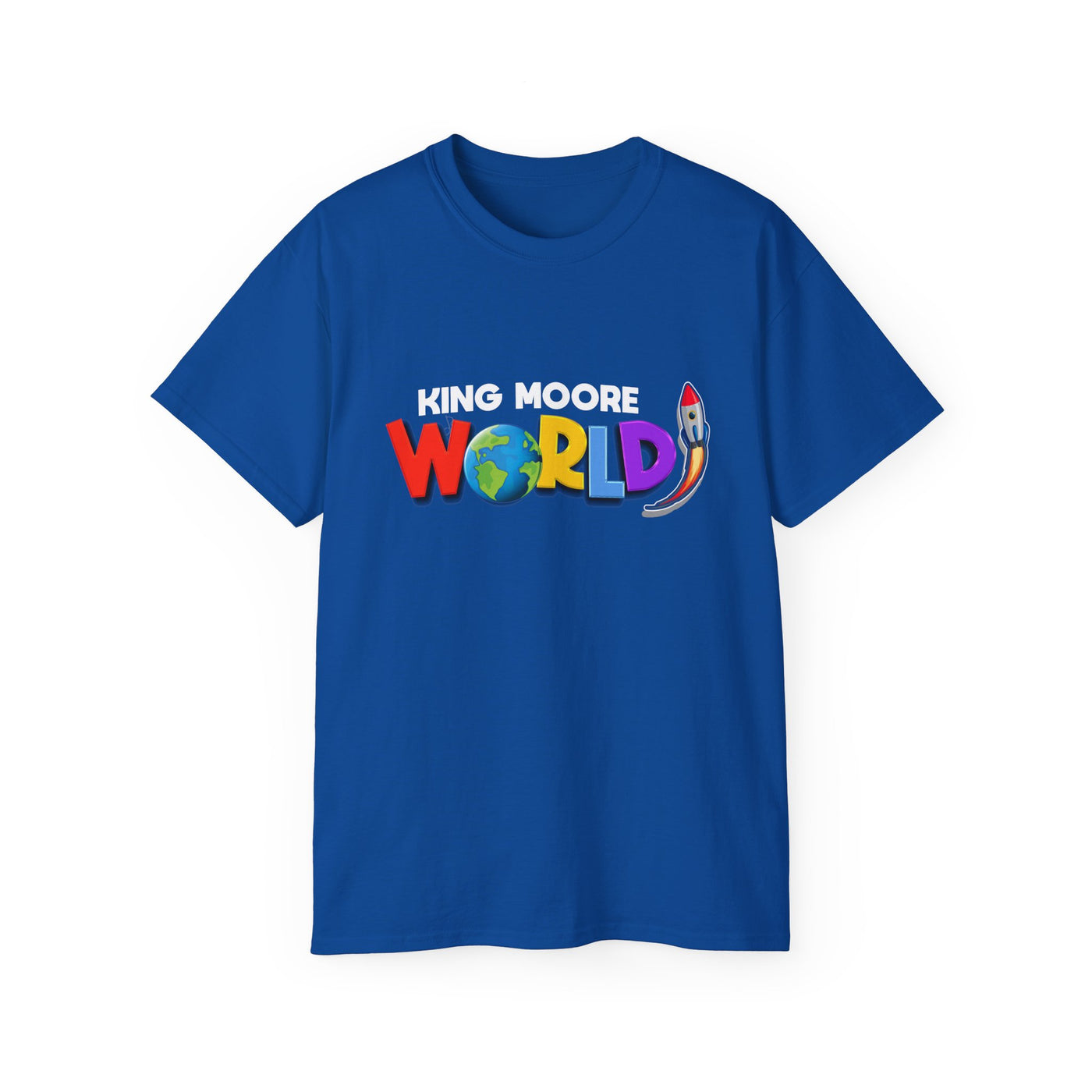 "KING MOORE WORLD" Graphic Adult T-Shirt (10 Colors)