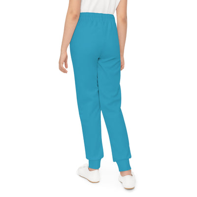 Colorful Crown Kids Joggers (Turquoise)