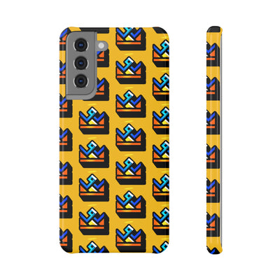 Colorful Crown Pattern Samsung Galaxy Case