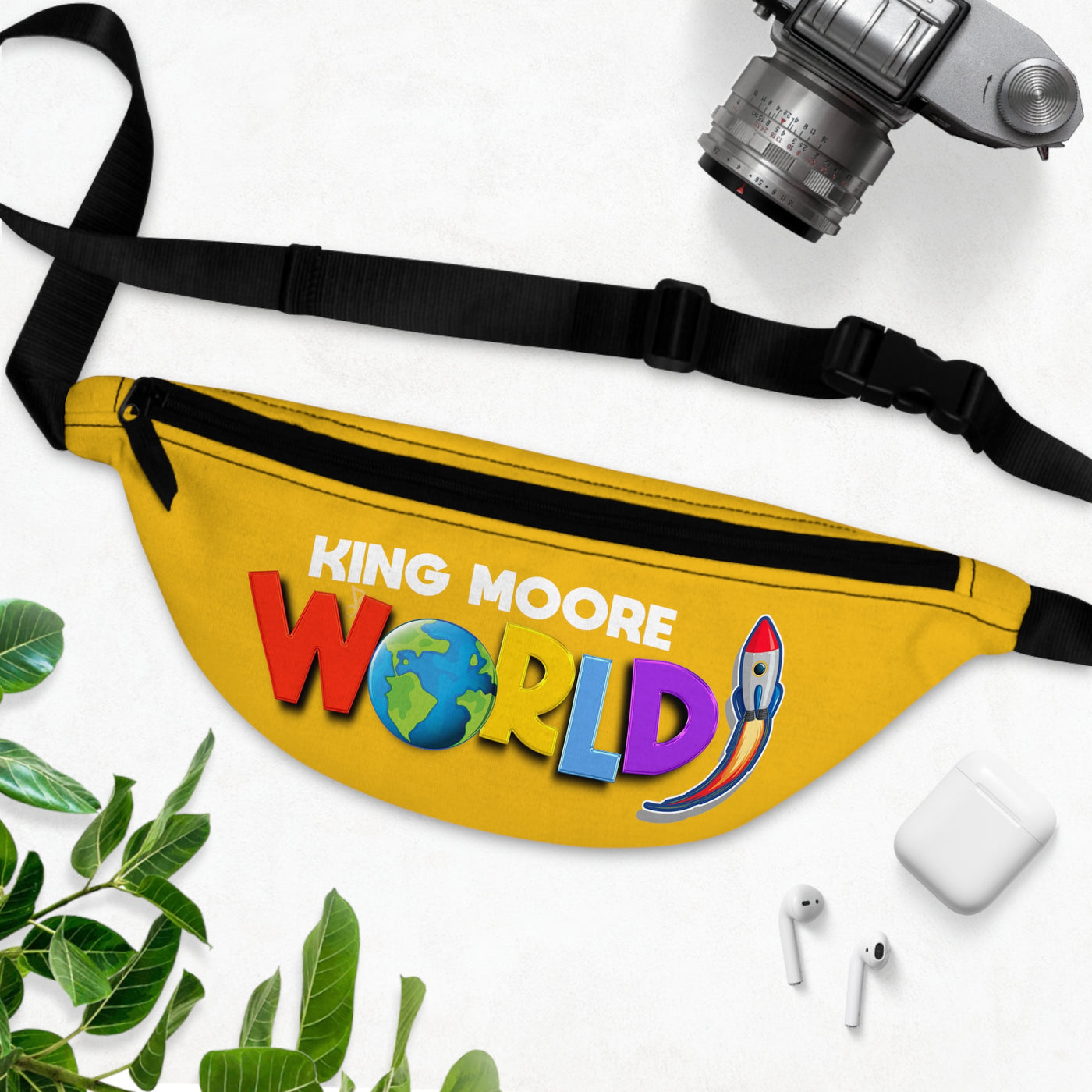 Small King Moore World Fanny Pack (Yellow)