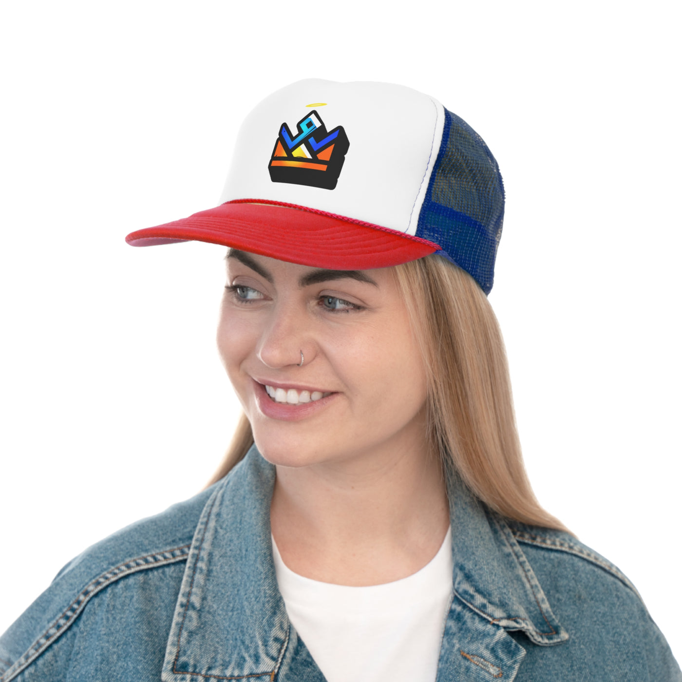 Colorful Crown Trucker Snapback (4Colors)