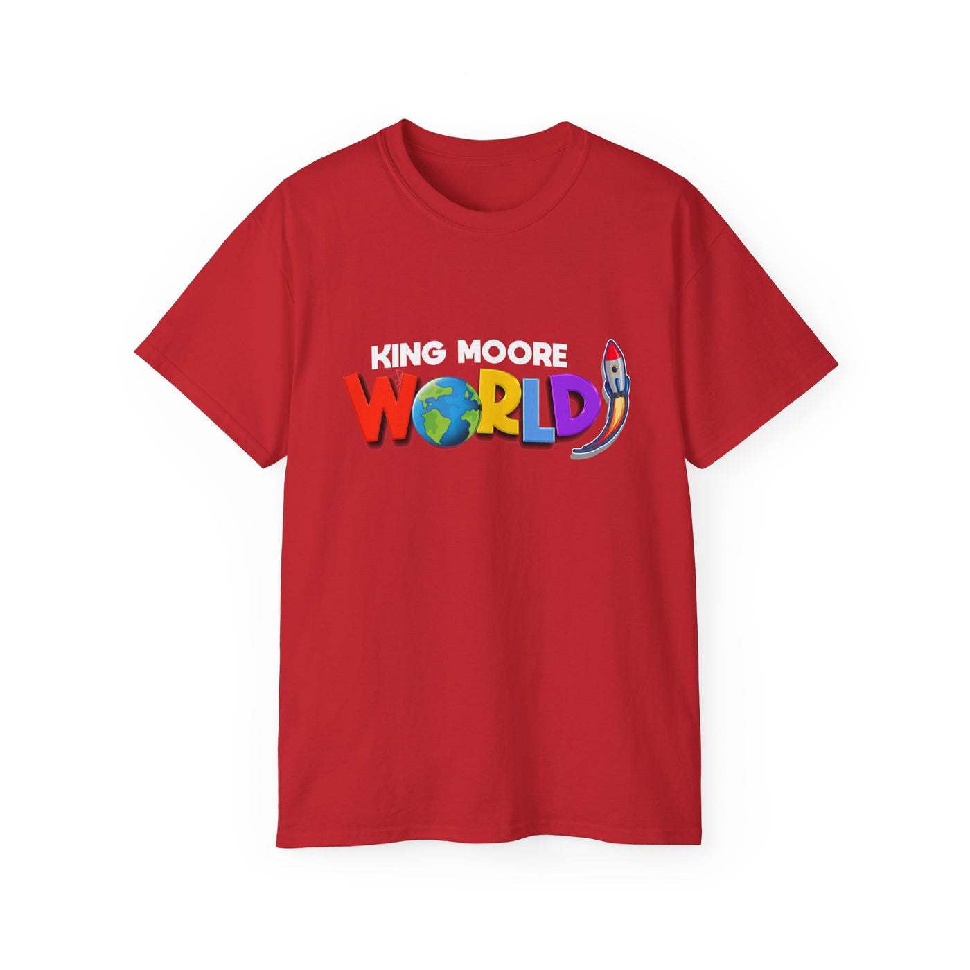 "KING MOORE WORLD" Graphic Adult T-Shirt (10 Colors)