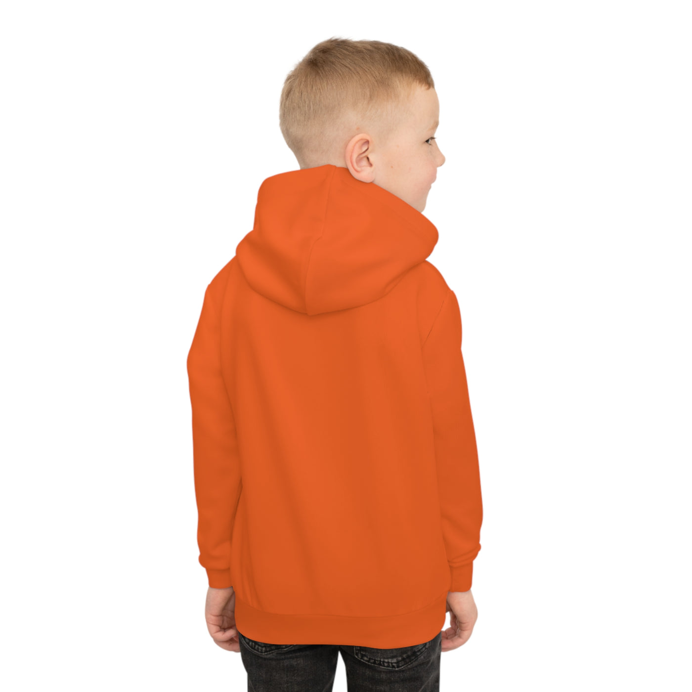 Colorful Crown Kids Hoodie (Orange) Sublimation