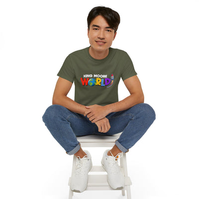 "KING MOORE WORLD" Graphic Adult T-Shirt (10 Colors)