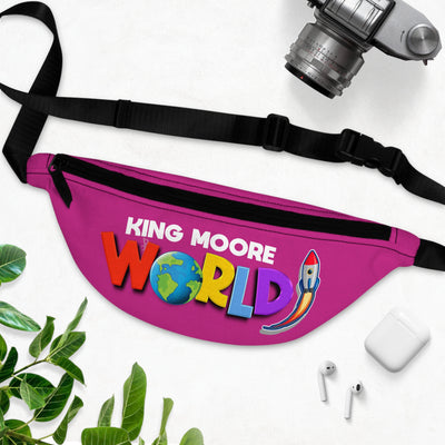 Small King Moore World Fanny Pack (Pink)