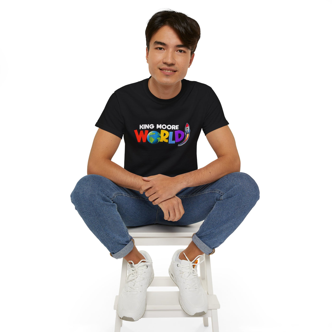 "KING MOORE WORLD" Graphic Adult T-Shirt (10 Colors)