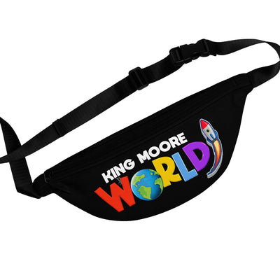 Small King Moore World Fanny Pack (Black)